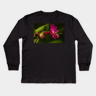 HOLD ONTO THE FLOWERS Kids Long Sleeve T-Shirt